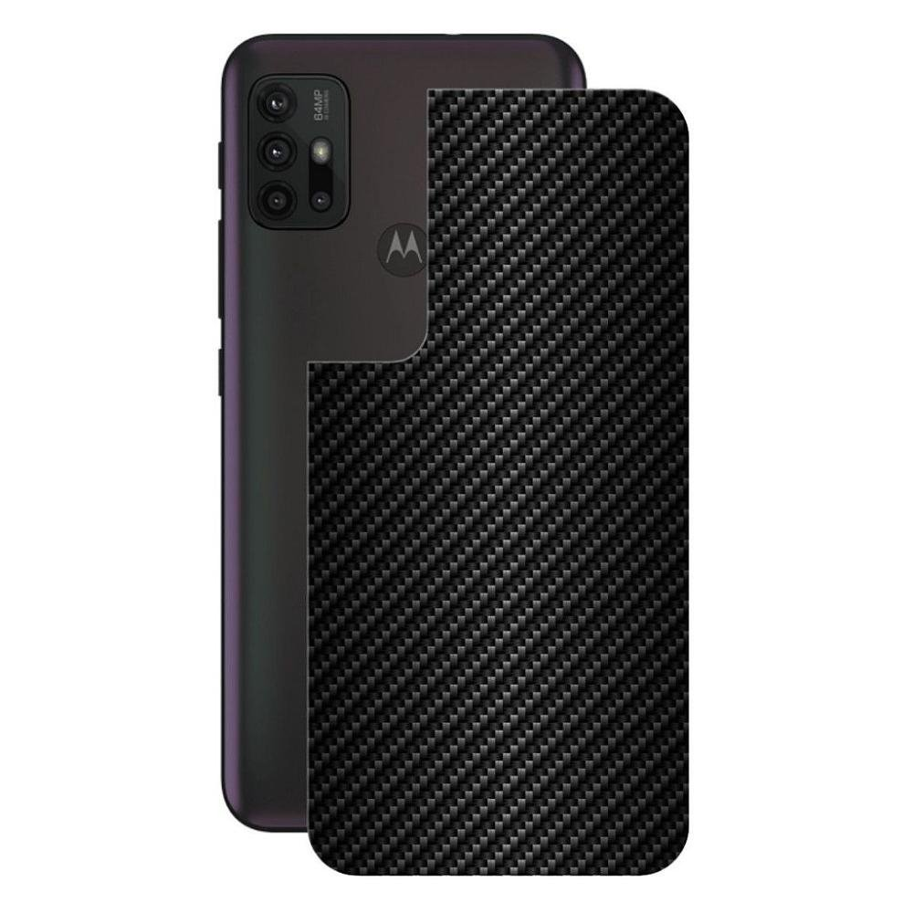 Pelicula para Moto G30 -Traseira Fibra Carbono Preta-Gshield Pelicula para Moto G30 -Traseira Fibra Carbono Preta-Gshield