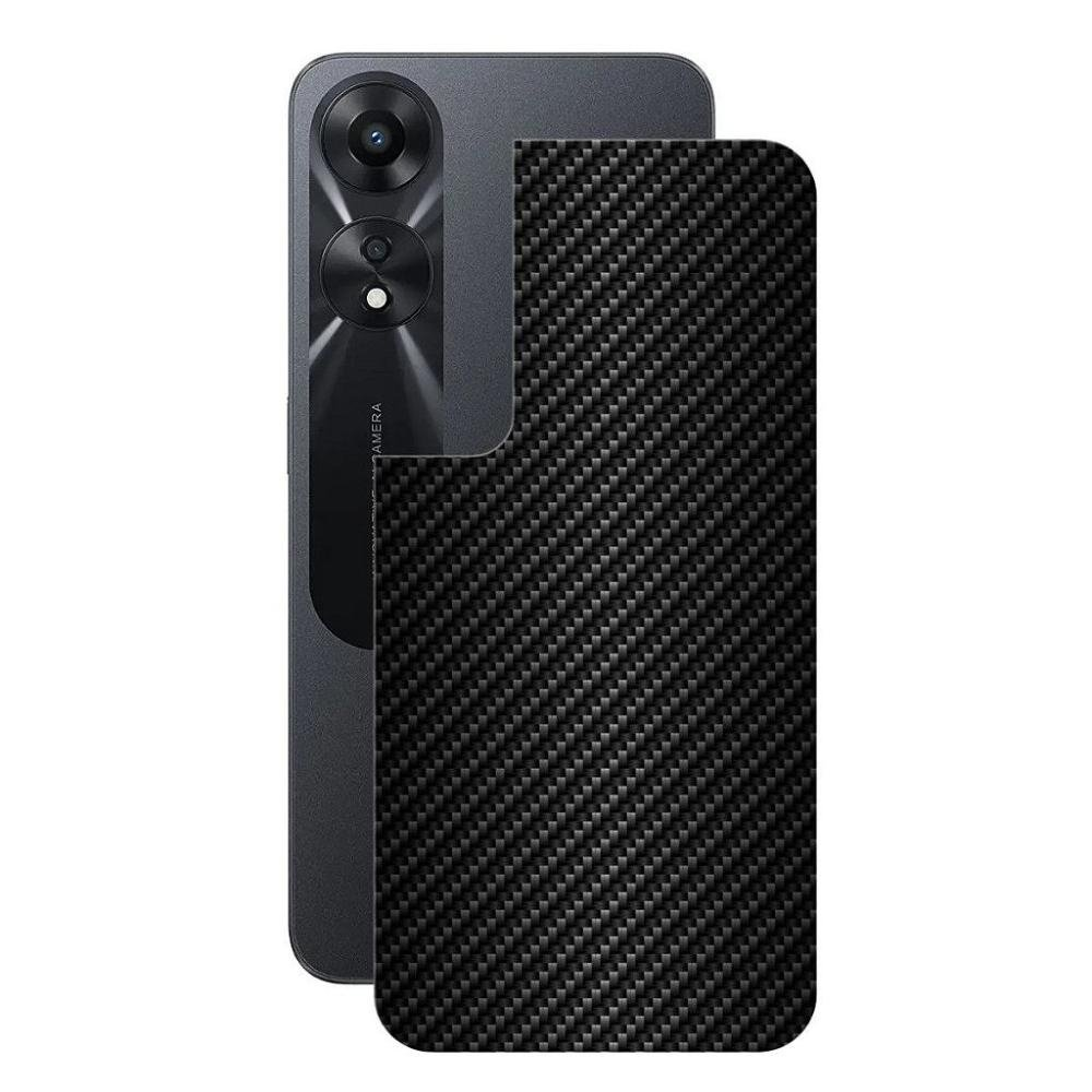 Pelicula Oppo A78 5G -Traseira Fibra Carbono Preta- Gshield Pelicula Oppo A78 5G -Traseira Fibra Carbono Preta- Gshield