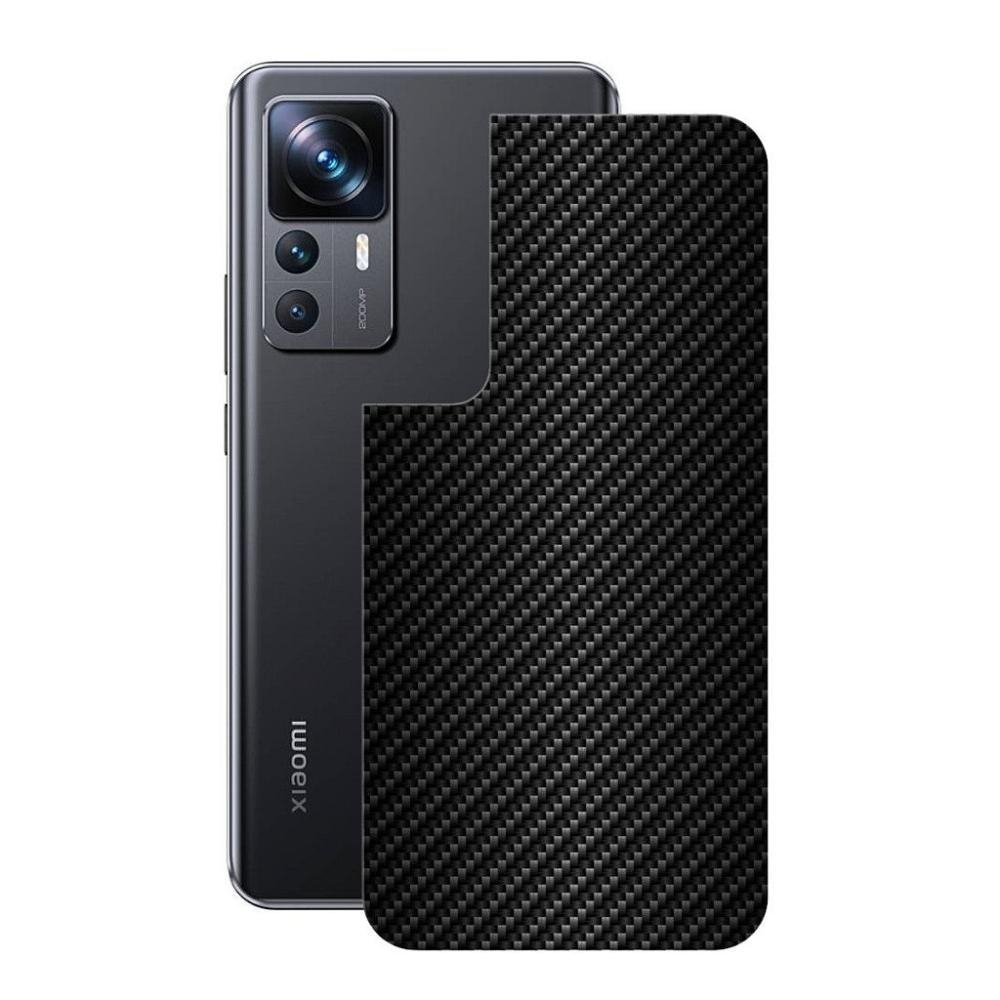 Pelicula para Xiaomi 12T - Traseira de Fibra de Carbono Preta - Gshield Pelicula para Xiaomi 12T - Traseira de Fibra de Carbono Preta - Gshield