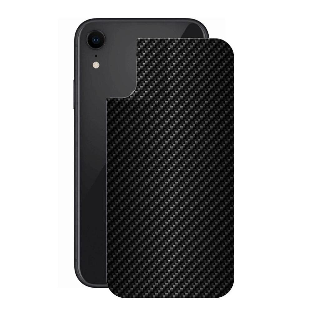 Pelicula iPhone XR - Traseira Fibra Carbono Preta - Gshield Pelicula iPhone XR - Traseira Fibra Carbono Preta - Gshield