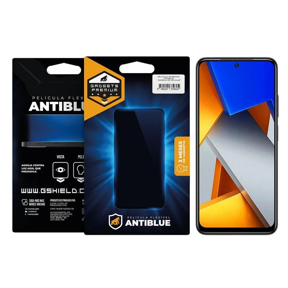 Pelicula para Xiaomi Poco M4 Pro - AntiBlue - Gshield Pelicula para Xiaomi Poco M4 Pro - AntiBlue - Gshield