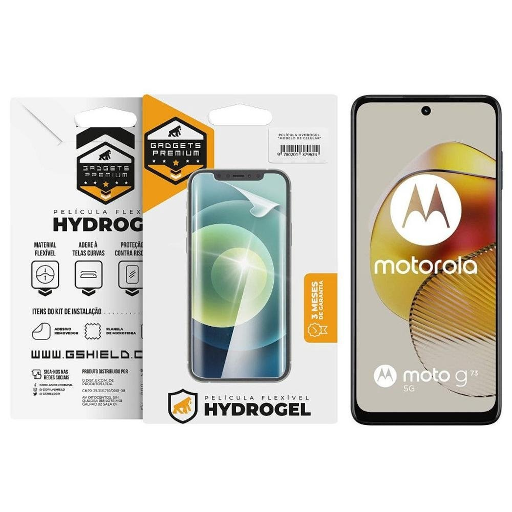 Pelicula para Motorola Moto G73 5G - Hydrogel Gamer Fosca - Gshield Pelicula para Motorola Moto G73 5G - Hydrogel Gamer Fosca - Gshield