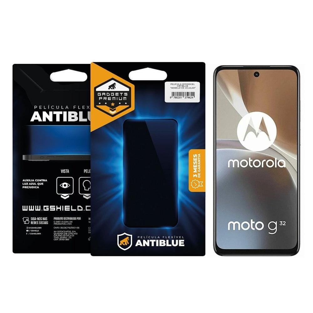 Pelicula para Motorola Moto G32 - AntiBlue - Gshield Pelicula para Motorola Moto G32 - AntiBlue - Gshield