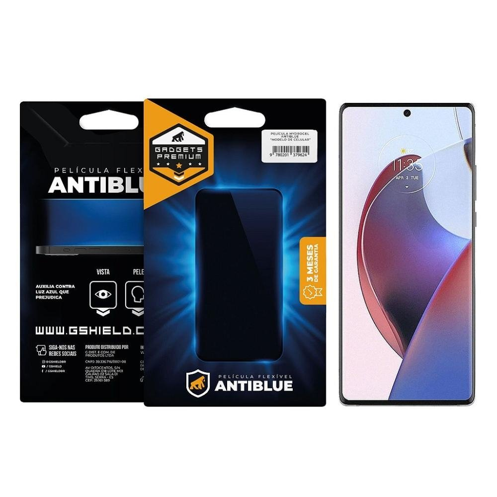 Pelicula para Motorola Edge 30 Ultra 5G - AntiBlue - Gshield Pelicula para Motorola Edge 30 Ultra 5G - AntiBlue - Gshield