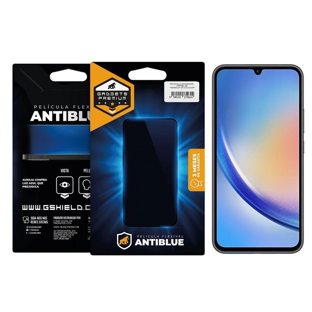 Pelicula para Samsung Galaxy A34 5G - AntiBlue - Gshield Pelicula para Samsung Galaxy A34 5G - AntiBlue - Gshield
