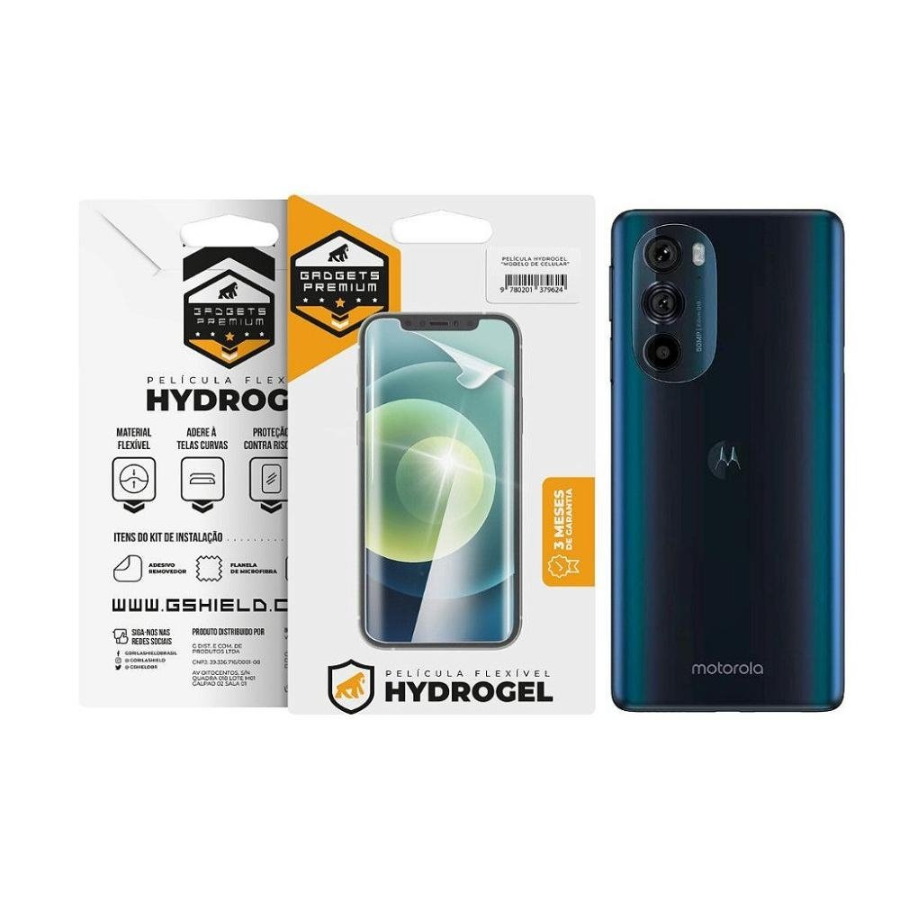 Pelicula para Motorola Edge 30 Pro 5G - Traseira Hydrogel HD- Gshield Pelicula para Motorola Edge 30 Pro 5G - Traseira Hydrogel HD- Gshield
