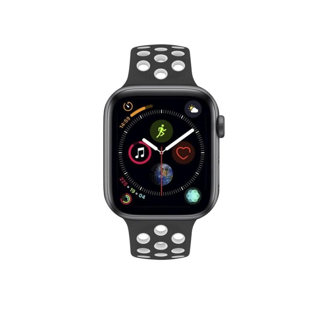 Pulseira para Apple Watch 38mm/40mm - Armor Running - Preto e Branco- Gshield Pulseira para Apple Watch 38mm/40mm - Armor Running - Preto e Branco- Gshield
