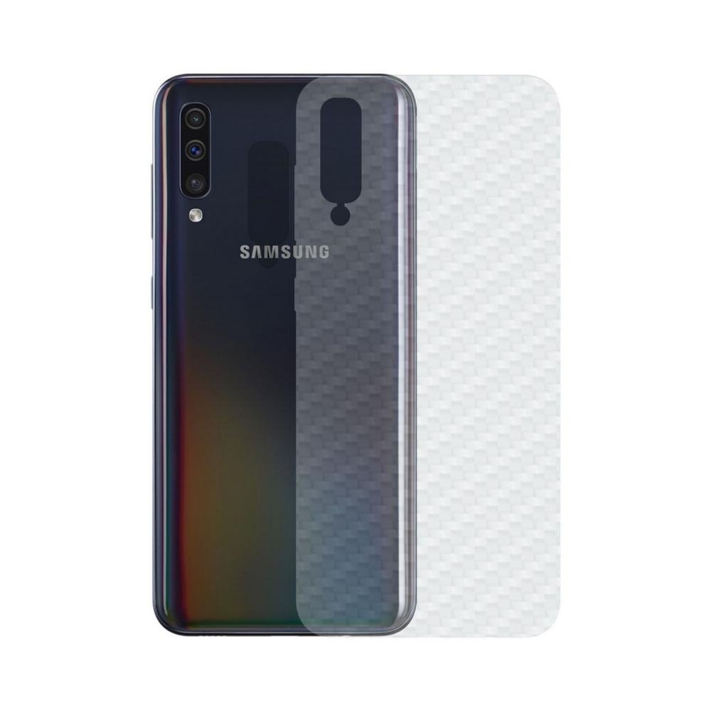 Pelicula Traseira de Fibra de Carbono Transparente para Samsung Galaxy A70 - Gorila Shield Pelicula Traseira de Fibra de Carbono Transparente para Samsung Galaxy A70 - Gorila Shield