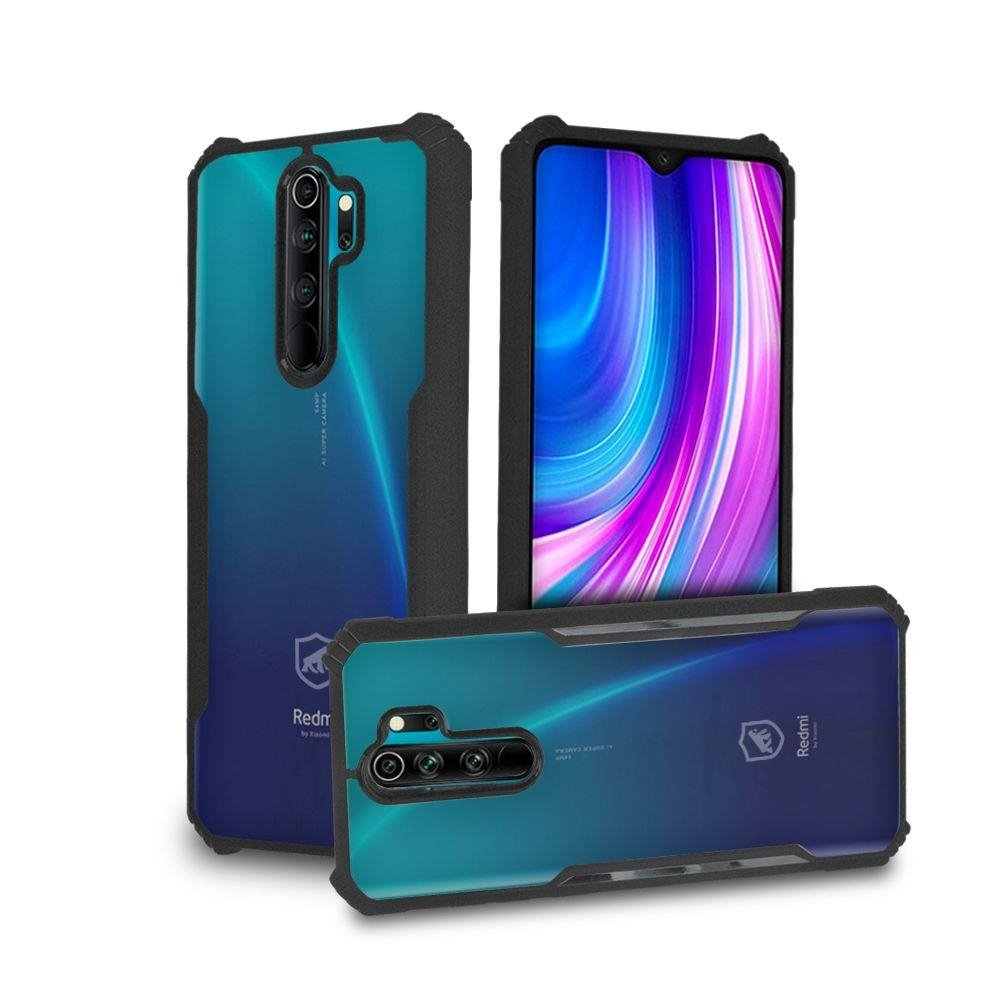 Capa case capinha Dual Shock X Preta para Xiaomi Note 8 Pro - GShield Capa case capinha Dual Shock X Preta para Xiaomi Note 8 Pro - GShield
