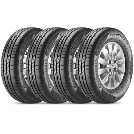 Kit 4 Pneu Continental Aro 14 175/65r14 82T PowerContact 2 Kit 4 Pneu Continental Aro 14 175/65r14 82T PowerContact 2