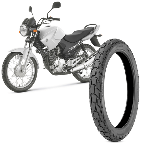 Pneu Moto Yamaha YBR 125 Technic Aro 18 2.75-18 42P Dianteiro T&C Pneu Moto Yamaha YBR 125 Technic Aro 18 2.75-18 42P Dianteiro T&C