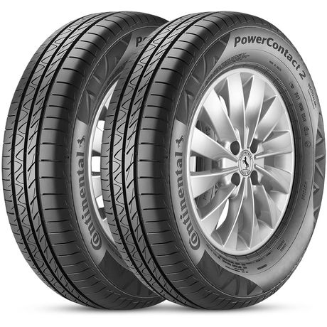 Kit 2 Pneu Continental Aro 15 185/60R15 84H Powercontact 2 Kit 2 Pneu Continental Aro 15 185/60R15 84H Powercontact 2