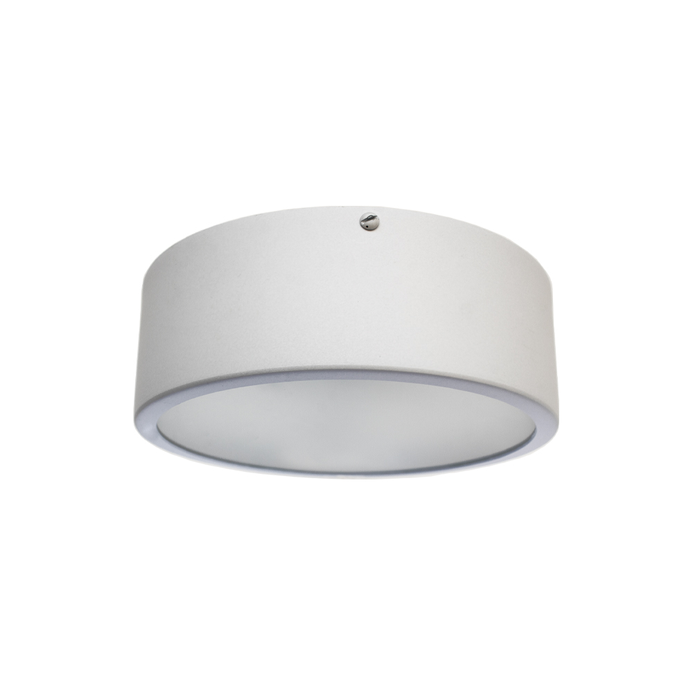 Plafon Redondo De Alumínio Branco 20cm 1L Plafon Redondo De Alumínio Branco 20cm 1L