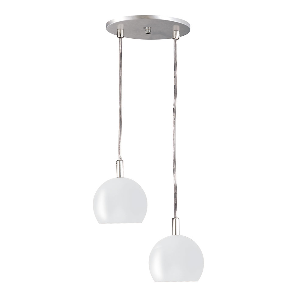 Pendente Branco com 2 Lâmpadas Pendente Branco com 2 Lâmpadas