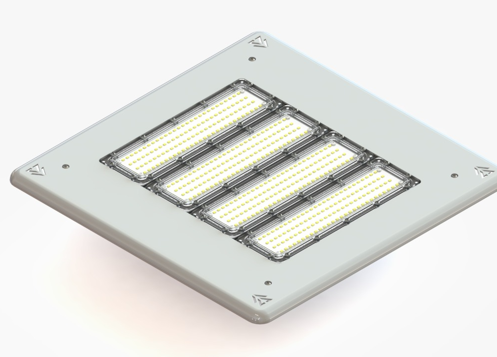Luminária Posto de Combustível 400W - Linha Combate Led Osram 36000lm IP66 Luminária Posto de Combustível 400W - Linha Combate Led Osram 36000lm IP66