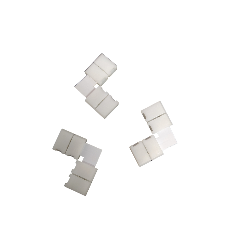 Kit 3 Conectores Taschibra A47 90° L 2 Fios P/ Emenda De Fita Led Slim Kit 3 Conectores Taschibra A47 90° L 2 Fios P/ Emenda De Fita Led Slim