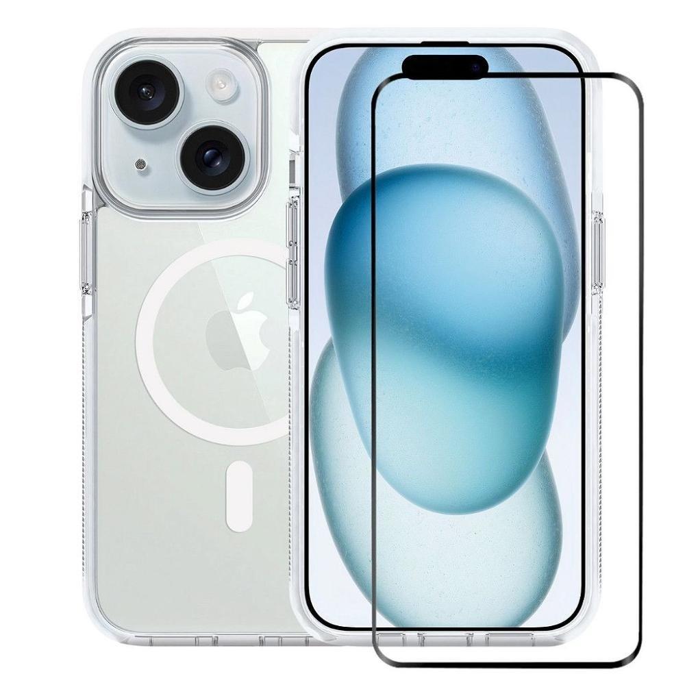 Kit Capa case capinha Anti-Slip Magsafe e Pelicula Ultra Safe para iPhone 15 - Gshield