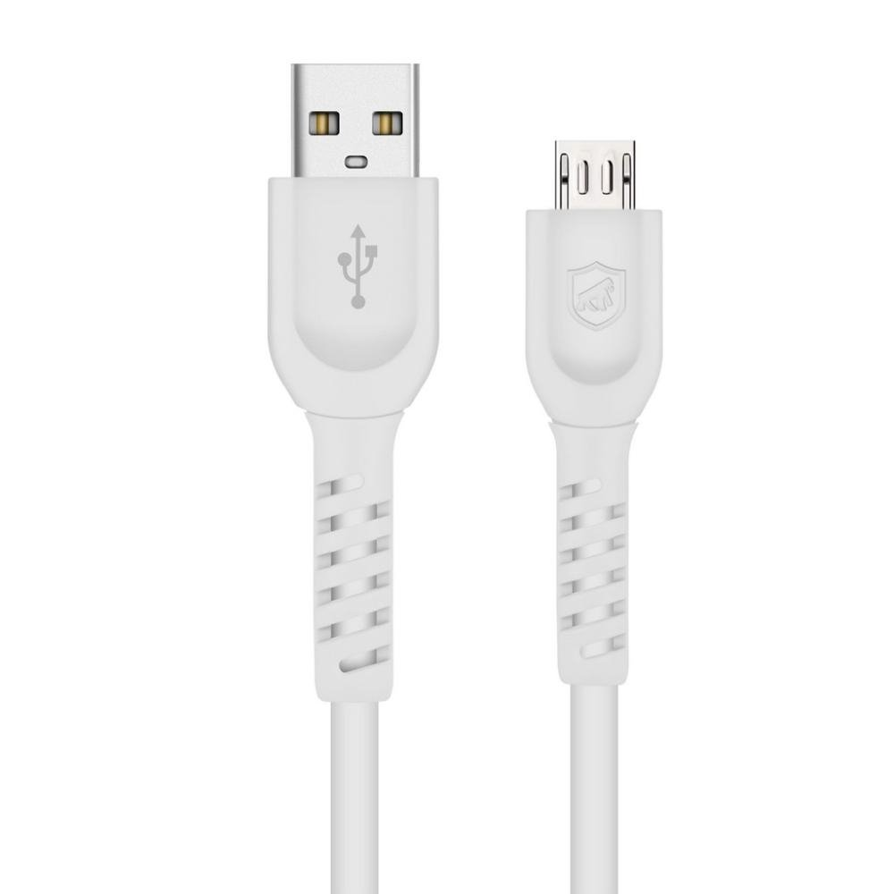 Cabo Dual Shock Micro USB V8 Branco - 1,2m - GShield Cabo Dual Shock Micro USB V8 Branco - 1,2m - GShield