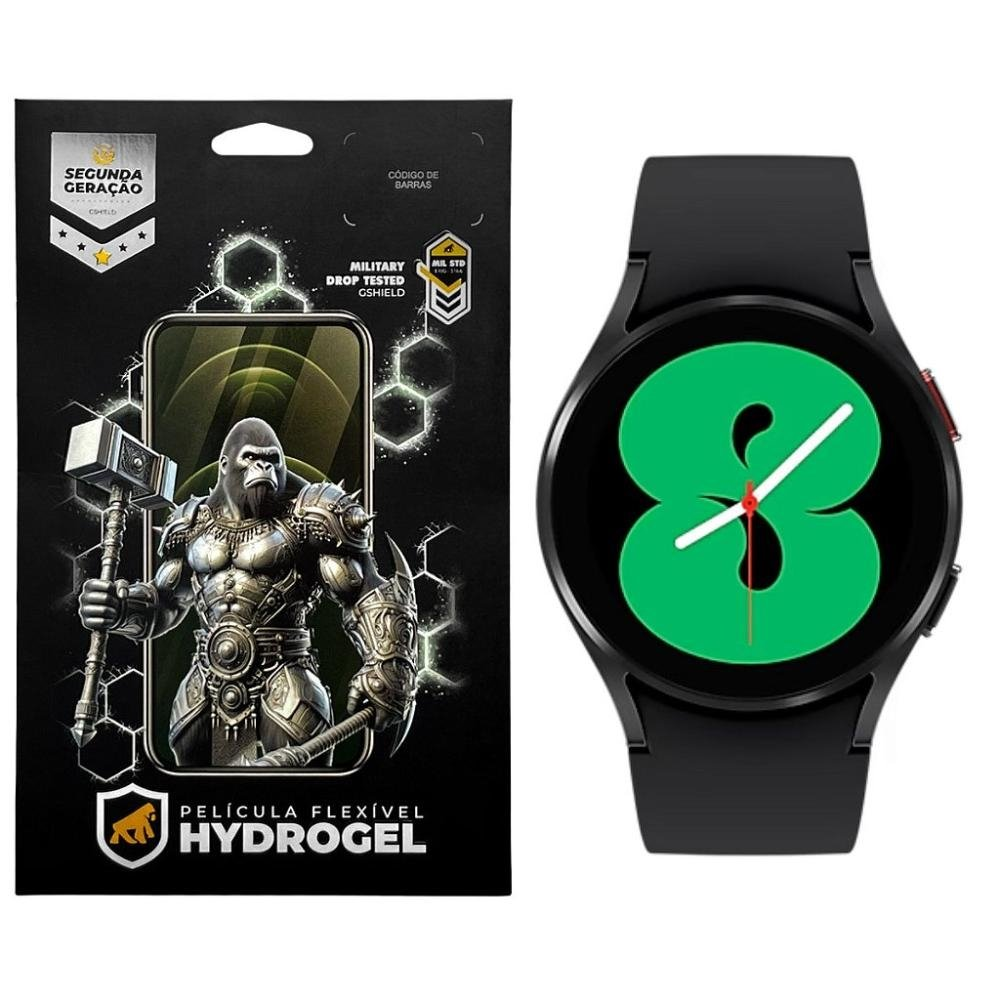Pelicula para Galaxy Watch 4 BT 40mm - Hydrogel HD - Gshield Pelicula para Galaxy Watch 4 BT 40mm - Hydrogel HD - Gshield