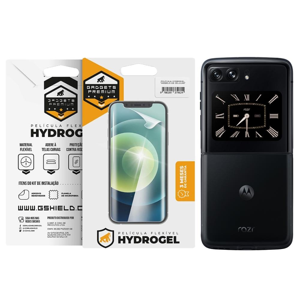Pelicula para Motorola Razr 2022 - Traseira Hydrogel HD- Gshield Pelicula para Motorola Razr 2022 - Traseira Hydrogel HD- Gshield