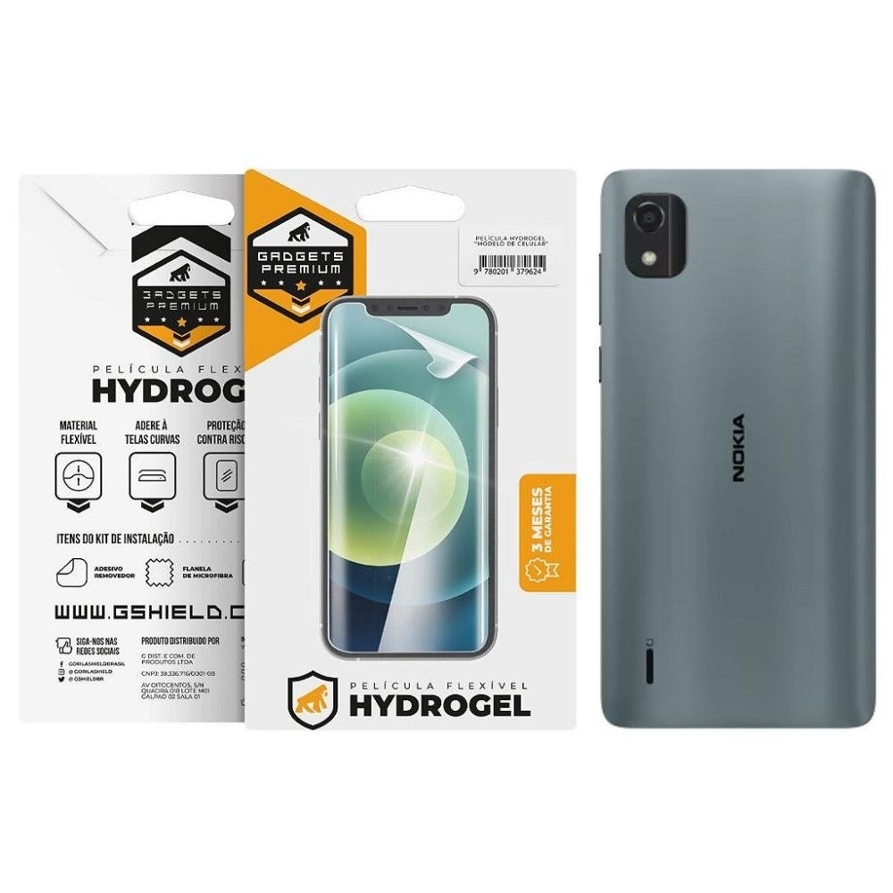 Pelicula para Nokia C2 2nd Edition-Traseira Hydrogel-Gshield Pelicula para Nokia C2 2nd Edition-Traseira Hydrogel-Gshield