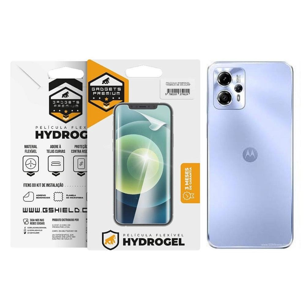 Pelicula para Moto G13 - Traseira Hydrogel HD - Gshield Pelicula para Moto G13 - Traseira Hydrogel HD - Gshield