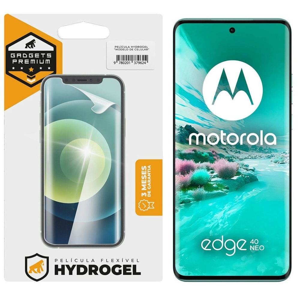 Pelicula para Motorola Edge 40 Neo 5G - Hydrogel Gamer Fosca - Gshield Pelicula para Motorola Edge 40 Neo 5G - Hydrogel Gamer Fosca - Gshield