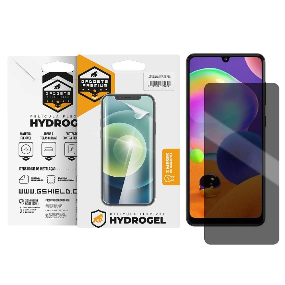 Pelicula para Samsung Galaxy A31 - Privacidade Hydrogel - Gshield Pelicula para Samsung Galaxy A31 - Privacidade Hydrogel - Gshield