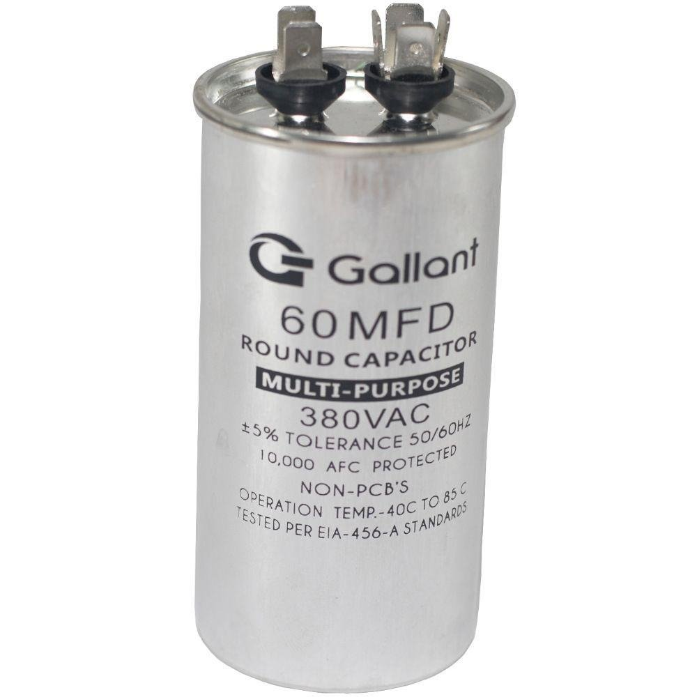 Capacitor CBB65 Gallant 60MF +-5% 380 VAC GCP60S00A-IX380 Capacitor CBB65 Gallant 60MF +-5% 380 VAC GCP60S00A-IX380