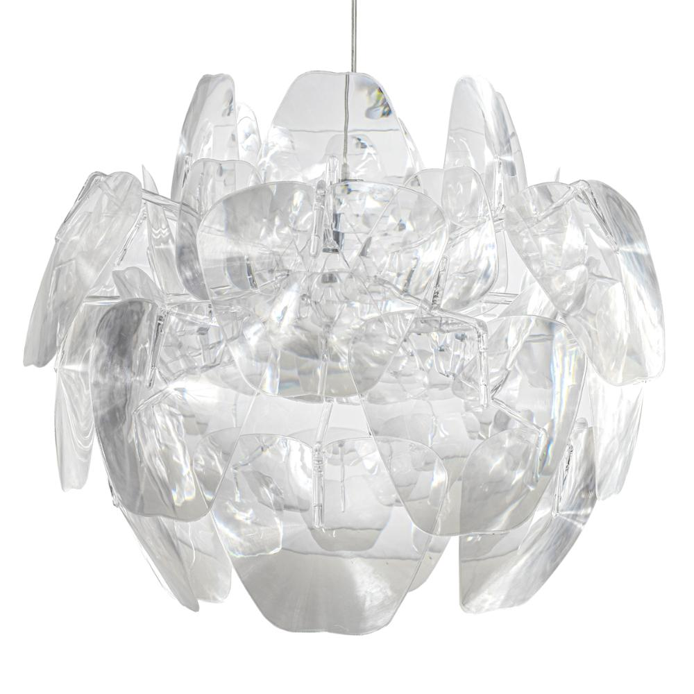 Luminária pendente Cristal - Incolor - Transparente Luminária pendente Cristal - Incolor - Transparente