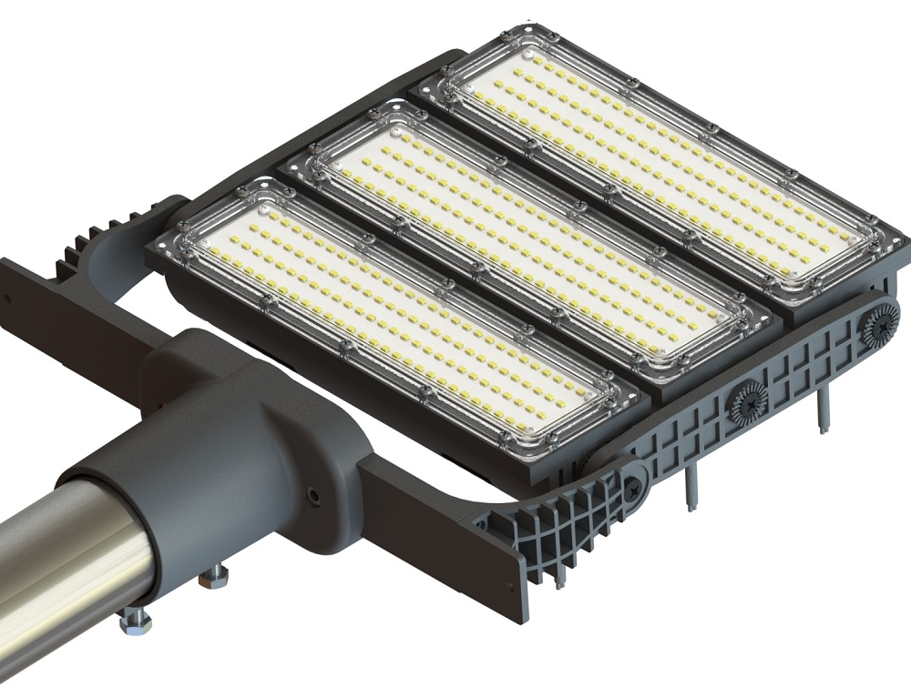 Luminária Pública 400W Led Osram 36000lm Bivolt Branco Frio IP66 Luminária Pública 400W Led Osram 36000lm Bivolt Branco Frio IP66