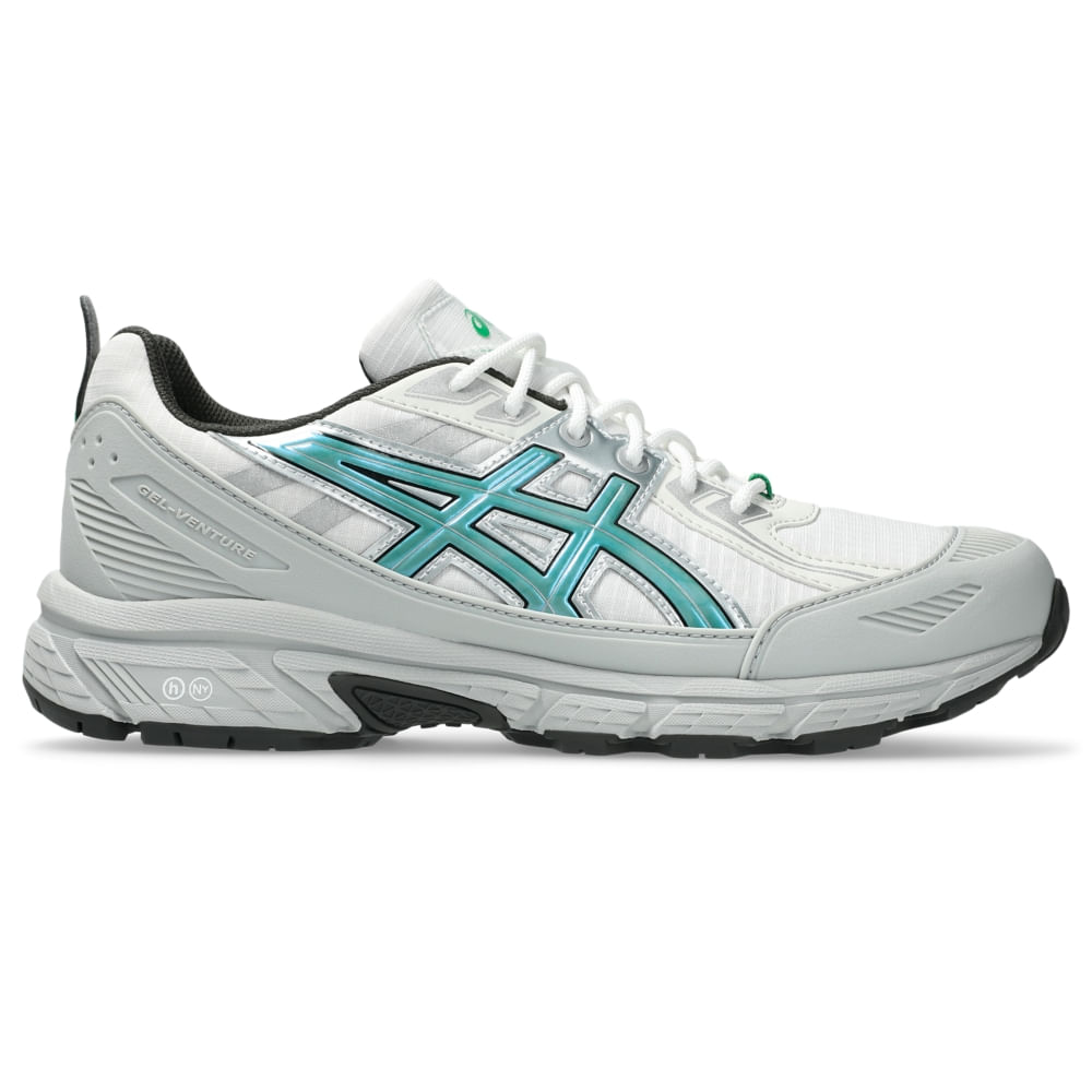 Tênis ASICS GEL-Venture 6 Shield x Hidden NY - Unissex - Branco/Verde Tênis ASICS GEL-Venture 6 Shield x Hidden NY - Unissex - Branco/Verde
