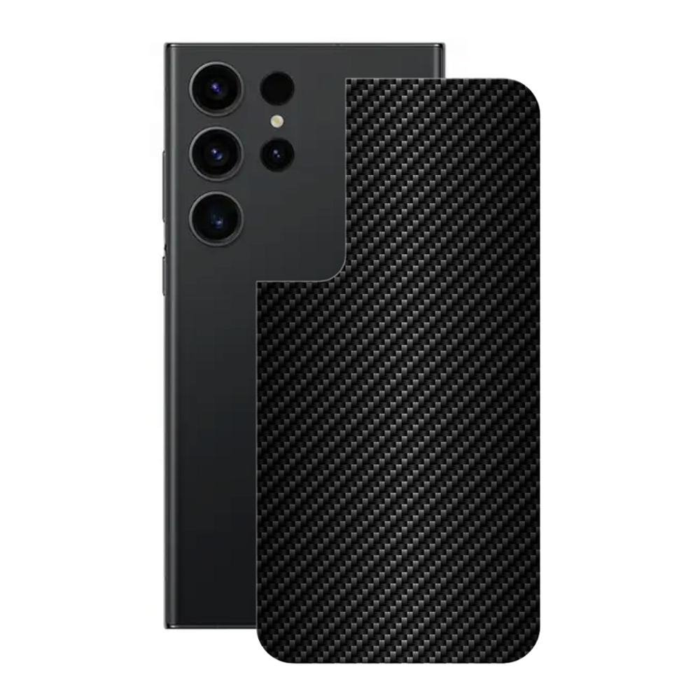 Pelicula para Samsung Galaxy S23 Ultra - Traseira de Fibra de Carbono Preta - Gshield Pelicula para Samsung Galaxy S23 Ultra - Traseira de Fibra de Carbono Preta - Gshield