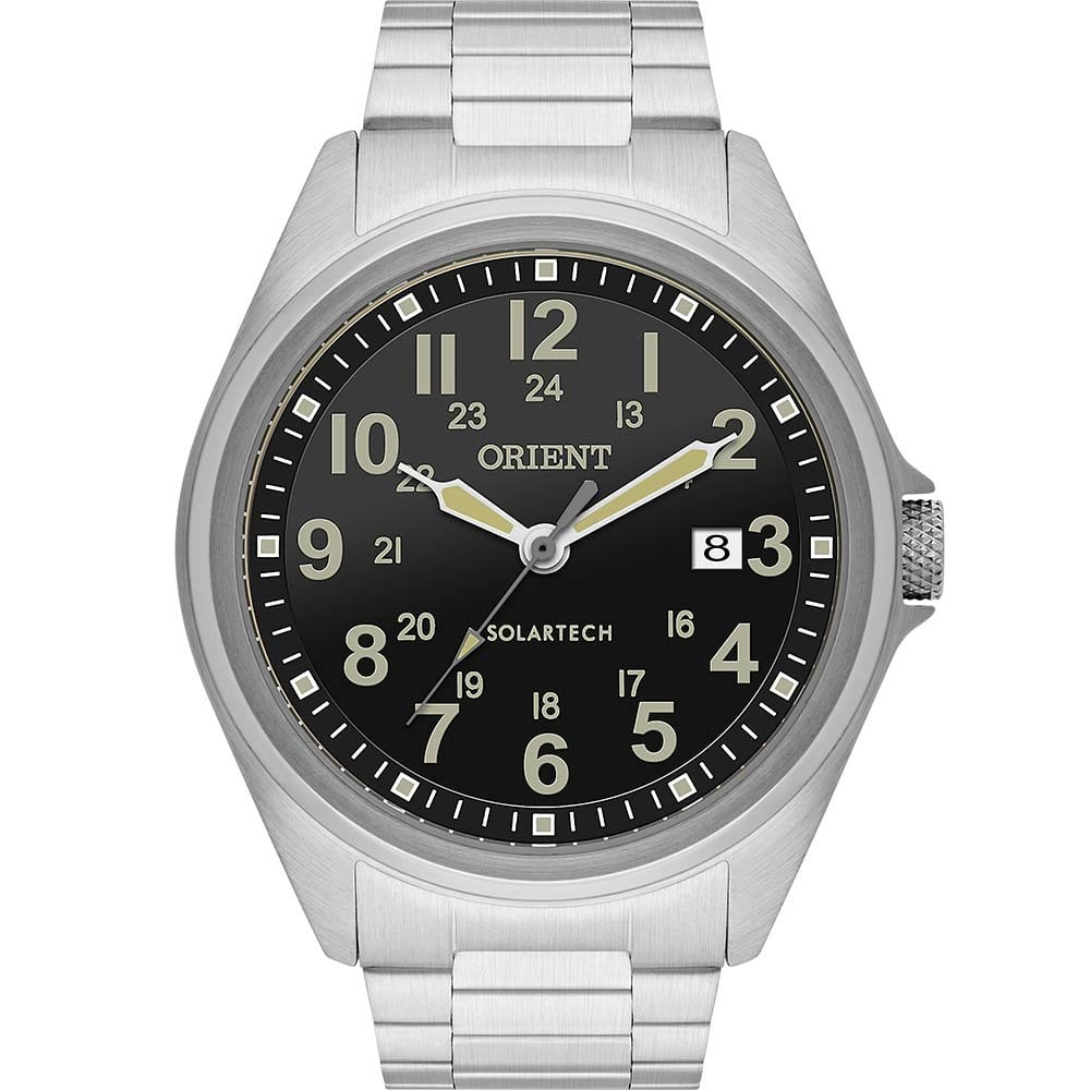 Relógio Orient Masculino Solartech MBSS1492P2SX Relógio Orient Masculino Solartech MBSS1492P2SX