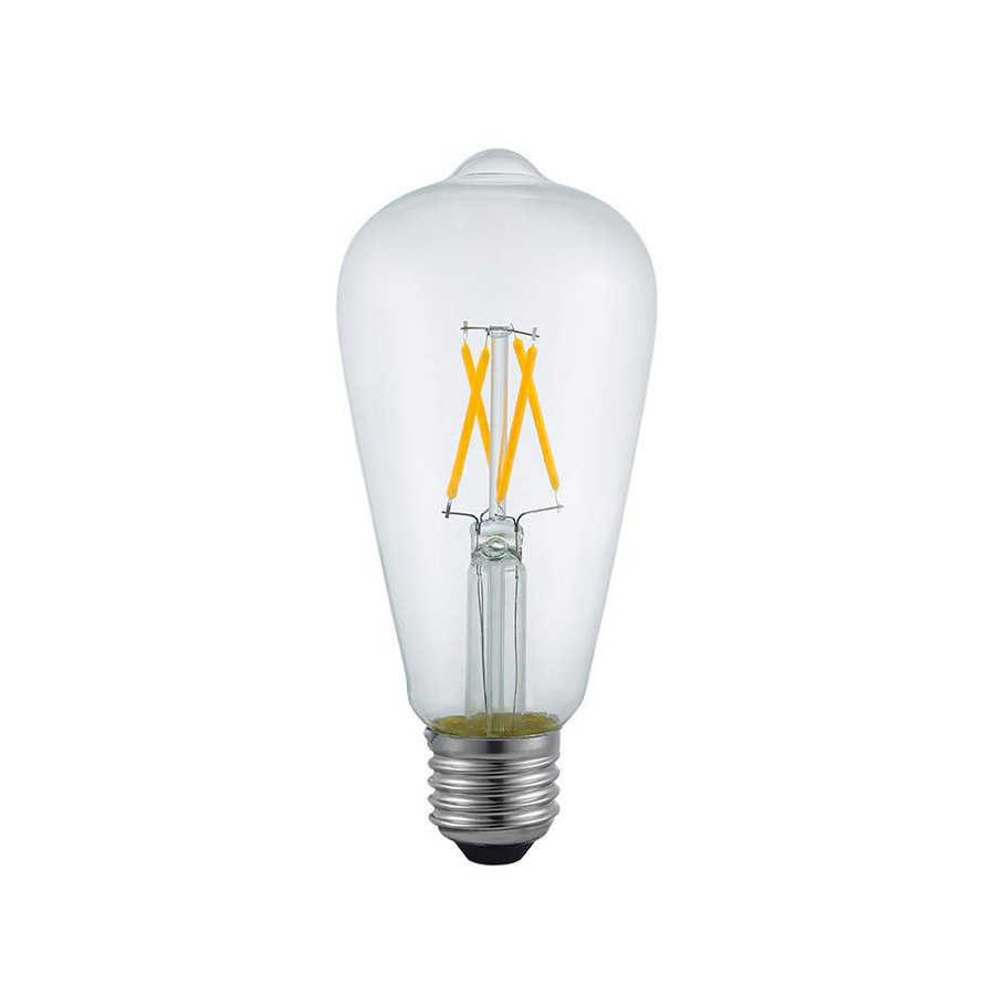 Lâmpada De Led Filamento ST64 Clean Bulbo 4w 2400k Lâmpada De Led Filamento ST64 Clean Bulbo 4w 2400k