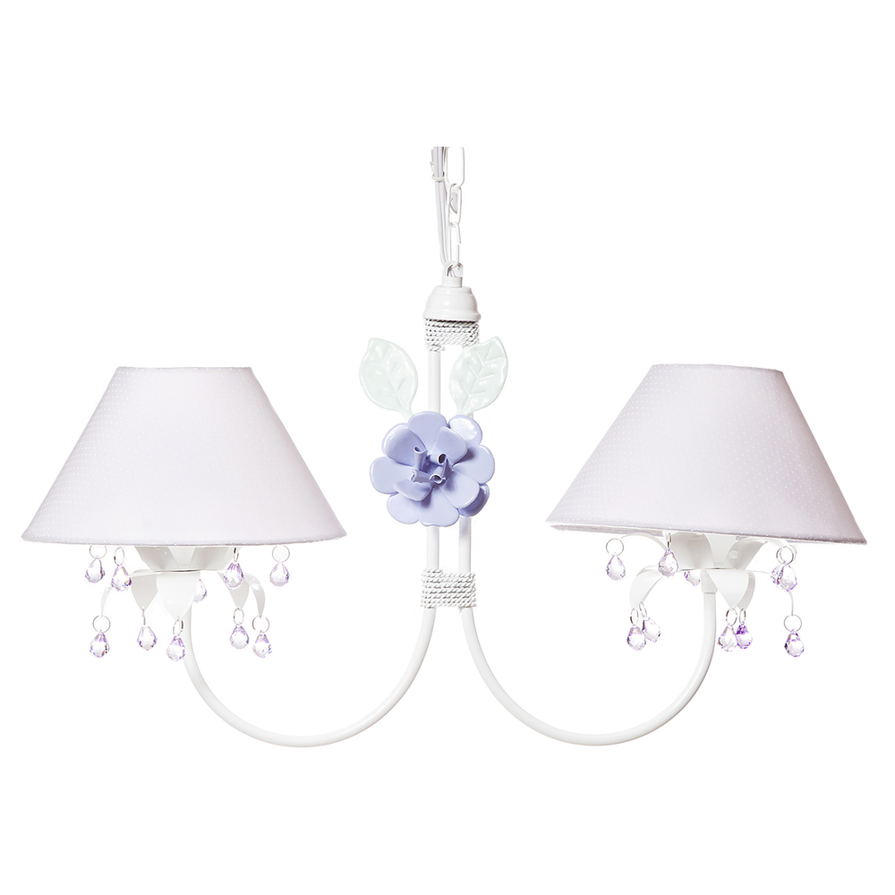 Lustre 2L Primavera Lilás 2 Flores G Lilás Quarto Bebê Infantil Menina Lustre 2L Primavera Lilás 2 Flores G Lilás Quarto Bebê Infantil Menina