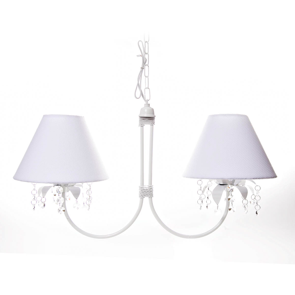 Lustre 2L Primavera Cristais Quarto Bebê Infantil Menina Menino Lustre 2L Primavera Cristais Quarto Bebê Infantil Menina Menino