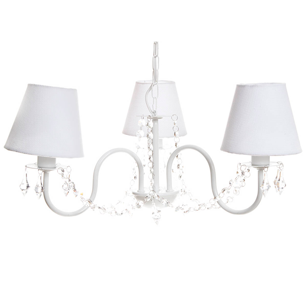 Lustre 3L Corrente Cristais Quarto Bebê Infantil Menina Menino Lustre 3L Corrente Cristais Quarto Bebê Infantil Menina Menino
