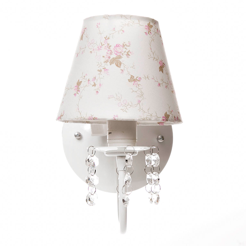 Arandela 1 Lâmpada Cristais Quarto Bebê Infantil - Bivolt Arandela 1 Lâmpada Cristais Quarto Bebê Infantil - Bivolt