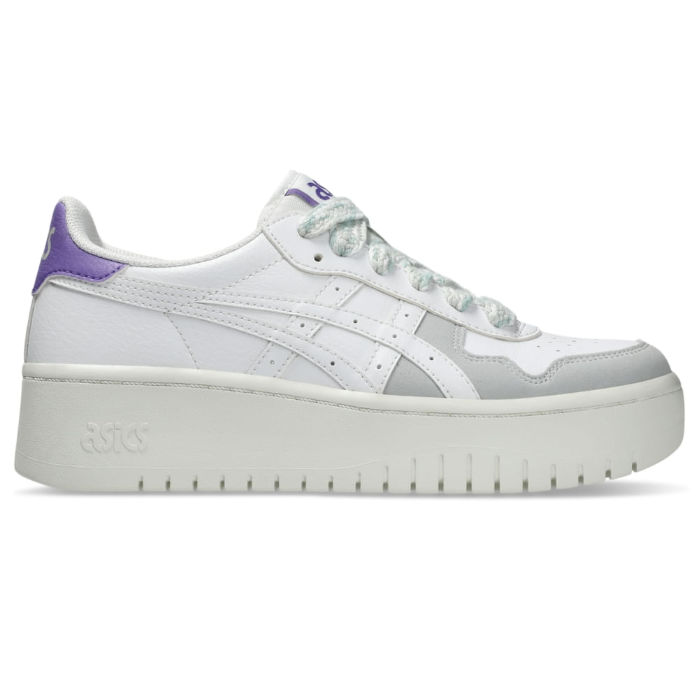 Tênis ASICS Japan S PF - Feminino - Branco/Roxo Tênis ASICS Japan S PF - Feminino - Branco/Roxo