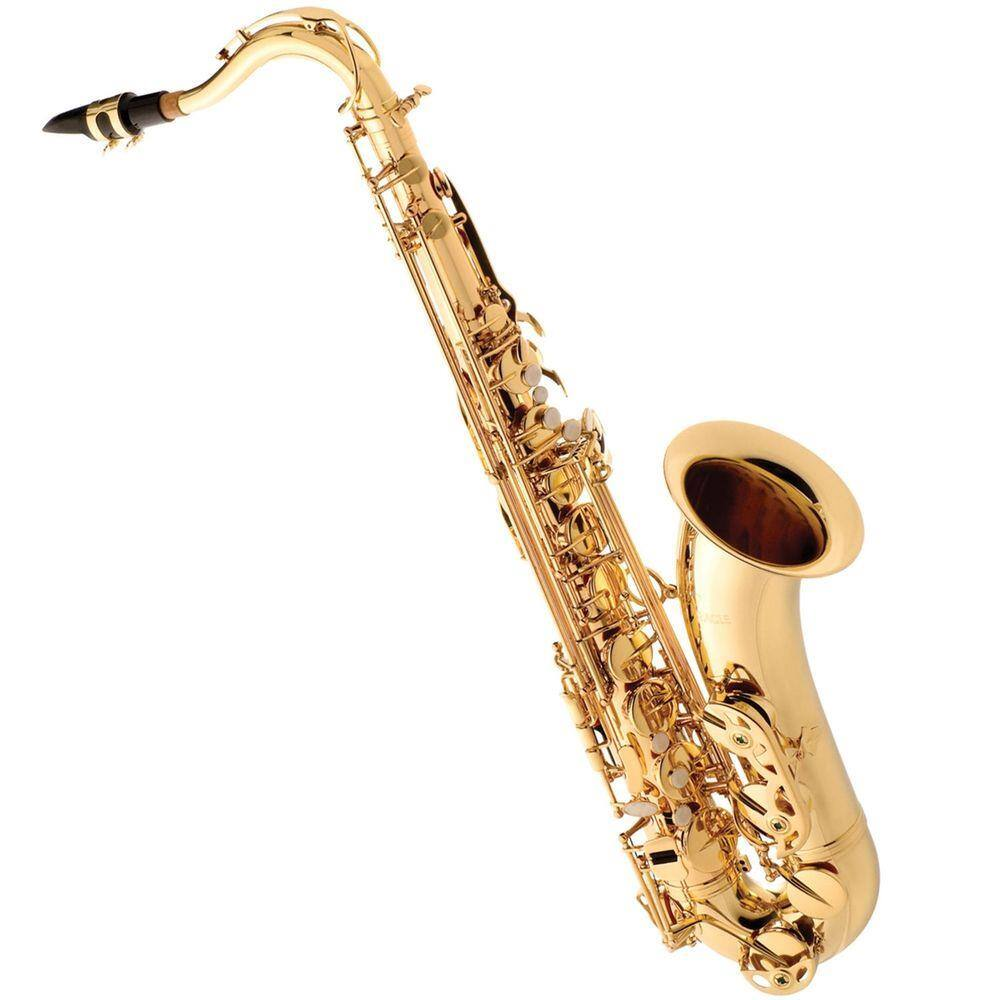 Saxofone Tenor Em Sib Laqueado Com Estojo ST503 Eagle Saxofone Tenor Em Sib Laqueado Com Estojo ST503 Eagle