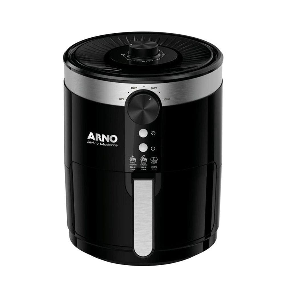 Fritadeira Arno Airfry Moderna Preta Sem Óleo 127V Capacidade de 3,5L - 110V Fritadeira Arno Airfry Moderna Preta Sem Óleo 127V Capacidade de 3,5L - 110V