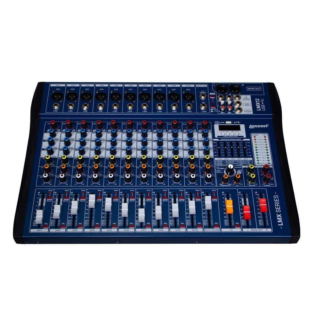 Mesa De Som 12 Canais Efeitos/Interface Lmx12Usb - Lexsen Mesa De Som 12 Canais Efeitos/Interface Lmx12Usb - Lexsen