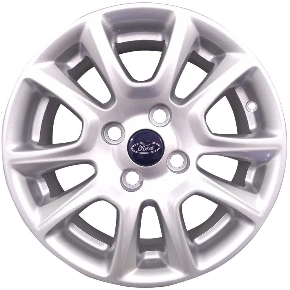 Jogo 4 Rodas Ecosport Aro 15 4 X 108 Prata Tala 6,5 Et 37,5