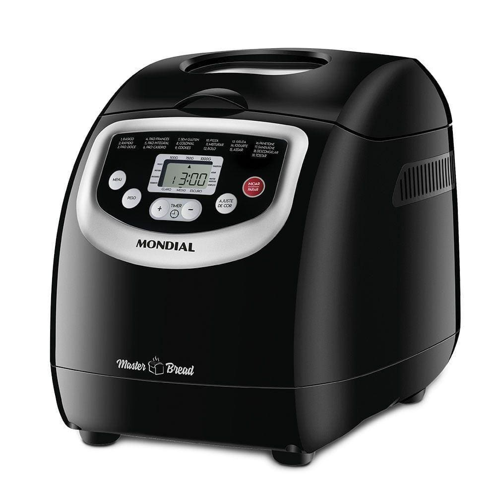 Panificadora Mondial Master Bread Npf-53 Preta 127V - 110V Panificadora Mondial Master Bread Npf-53 Preta 127V - 110V