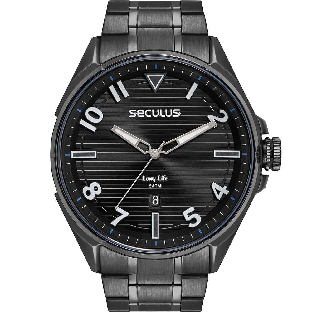 Relógio Seculus Masculino Long Life 77261GPSVPA2 Relógio Seculus Masculino Long Life 77261GPSVPA2