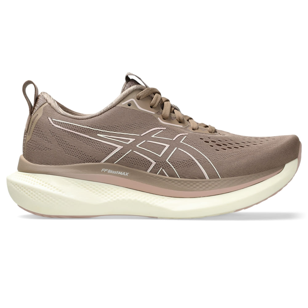 Tênis ASICS Glideride Max - Feminino - Marrom/Bege Tênis ASICS Glideride Max - Feminino - Marrom/Bege
