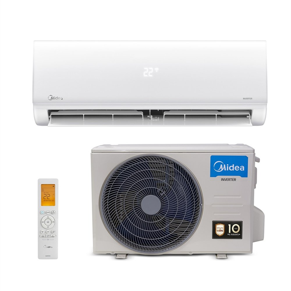 Ar Condicionado Split Hi Wall - Inverter R-32 - Xtreme Save AI Connect - Midea - 9000 Btus Ar Condicionado Split Hi Wall - Inverter R-32 - Xtreme Save AI Connect - Midea - 9000 Btus
