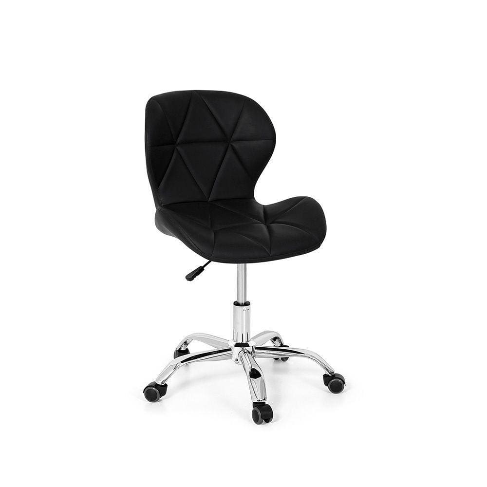 Cadeira Office Eiffel Slim Base Giratória - Preta - Preto Cadeira Office Eiffel Slim Base Giratória - Preta - Preto