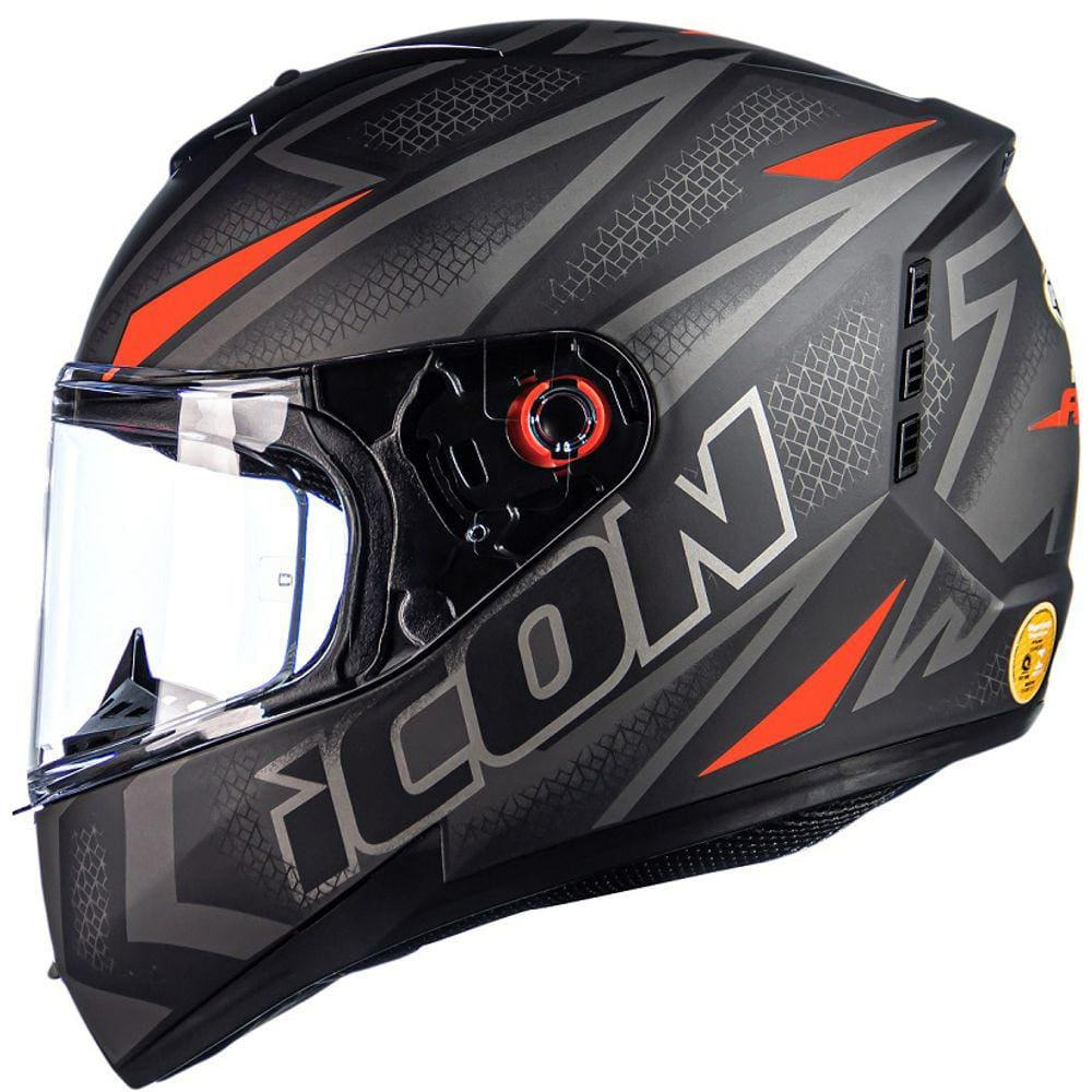 Capacete Masculino Feminino Moto Peels Icon Fast Vermelho - 56 Capacete Masculino Feminino Moto Peels Icon Fast Vermelho - 56